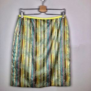 Anthro Cynthia Steffe Jacquard Pencil Skirt Sz 8